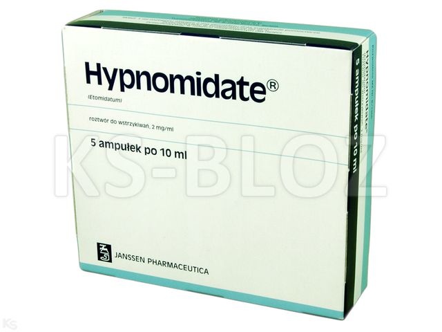 HYPNOMIDATE 2 mg/ml SOLUÇÃO INJETÁVEL