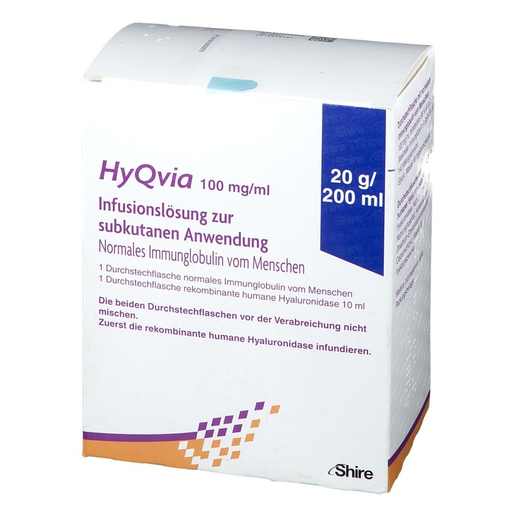 HYQVIA 100 mg/mL SOLUÇÃO PARA PERFUSÃO