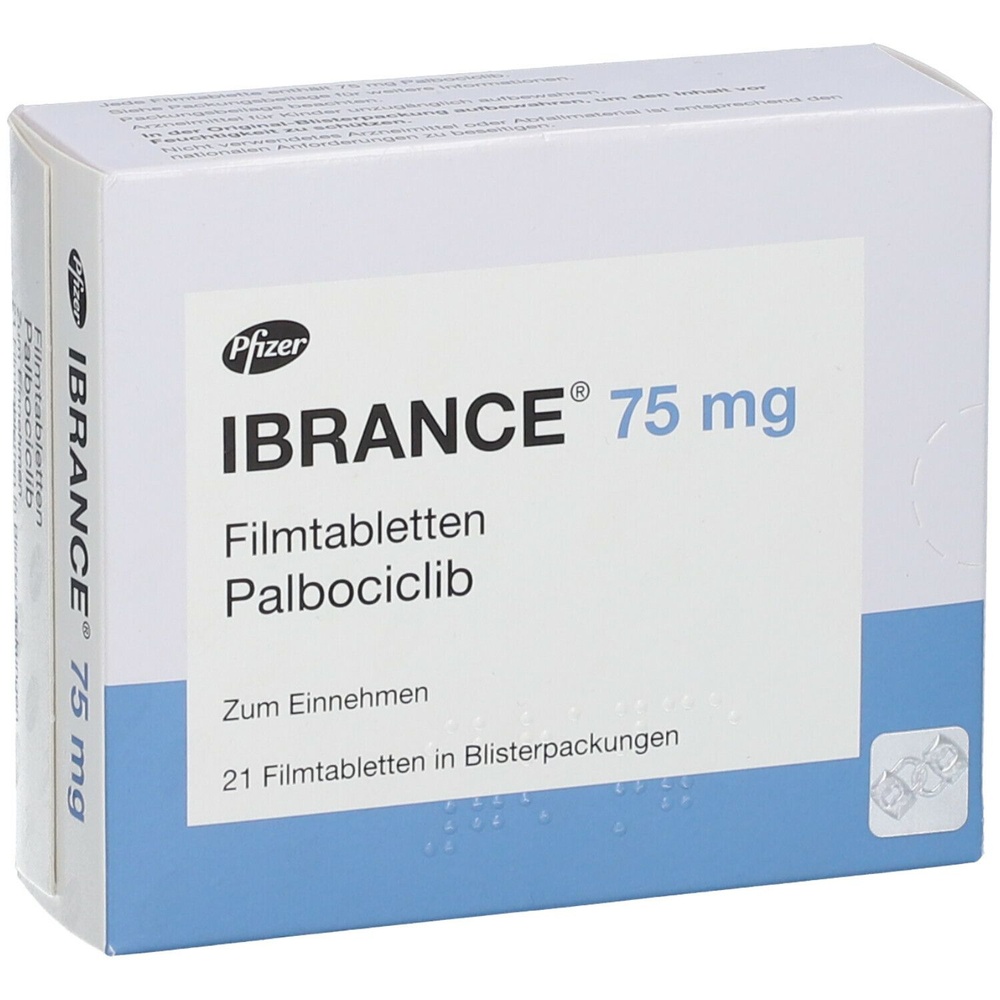 IBRANCE 75 mg COMPRIMIDOS REVESTIDOS POR PELÍCULA