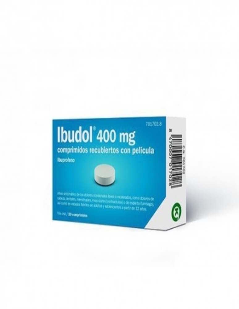 IBUDOL 400 MG COMPRIMIDOS REVESTIDOS POR PELÍCULA