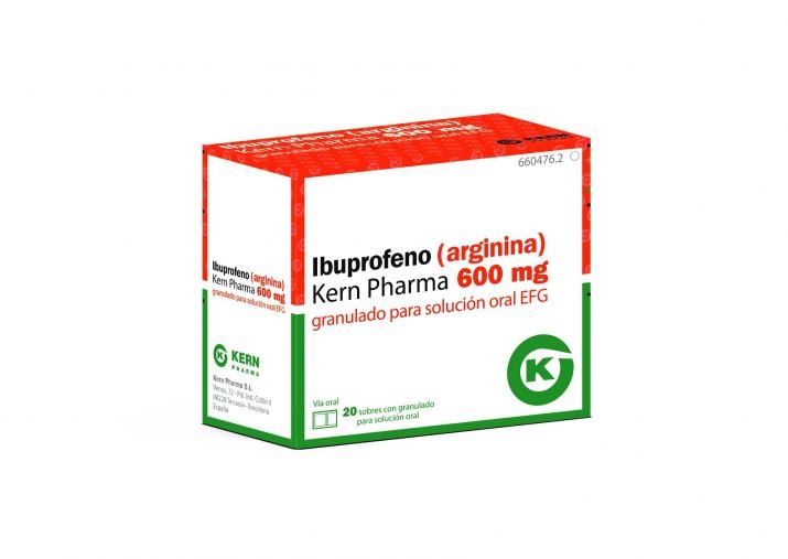 IBUPROFENO (ARGININA) COMBIX 600 mg GRÂNULOS PARA SOLUÇÃO ORAL