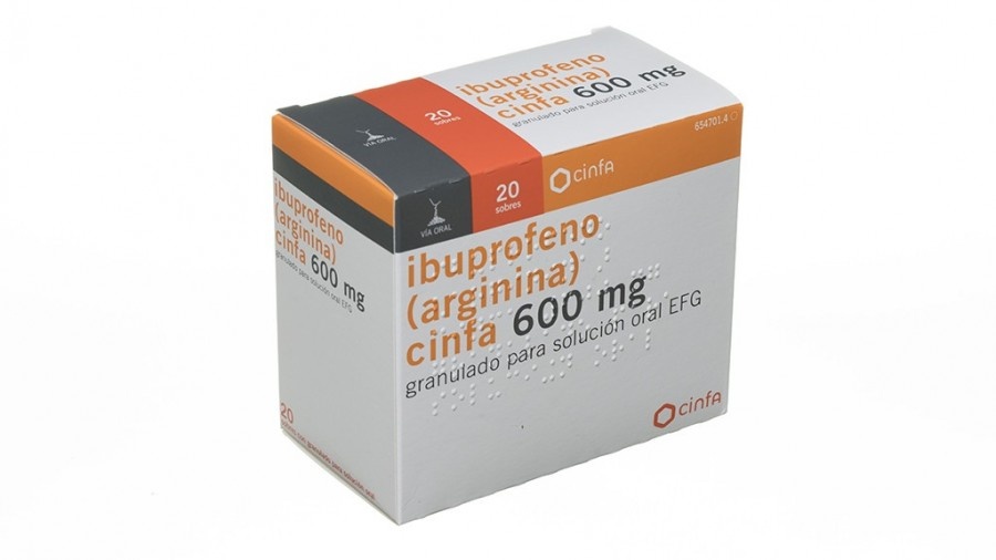 IBUPROFENO (ARGININA) VIR 600 mg GRÂNULOS PARA SOLUÇÃO ORAL