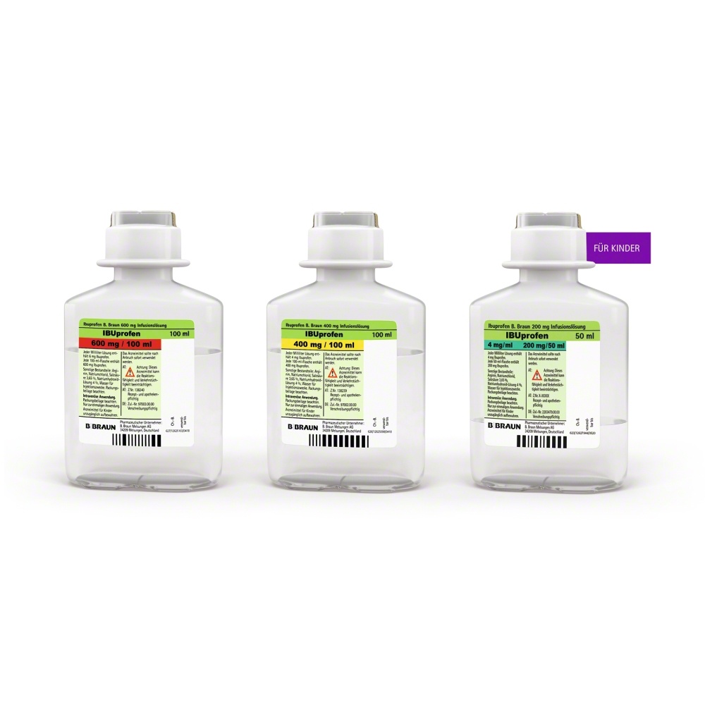 IBUPROFENO B. BRAUN 600 mg SOLUÇÃO PARA PERFUSÃO