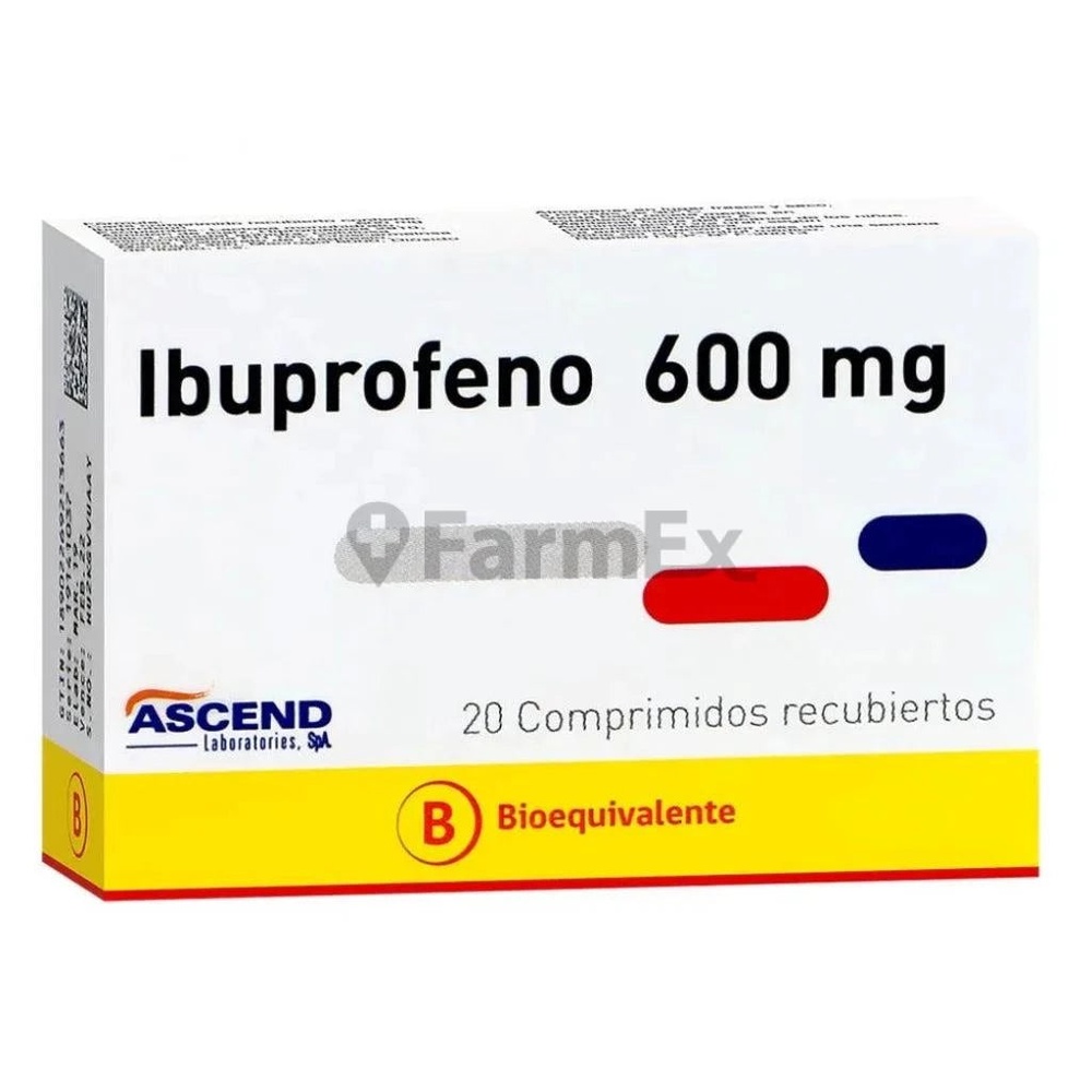 IBUPROFENO FAIRMED 600 mg COMPRIMIDOS REVESTIDOS POR PELÍCULA