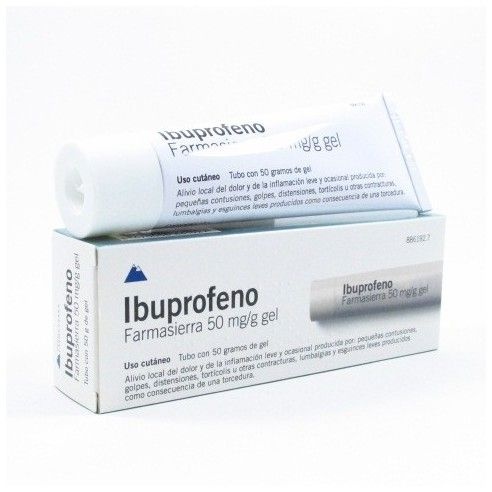 IBUPROFENO FARMASIERRA 50 mg/g GEL