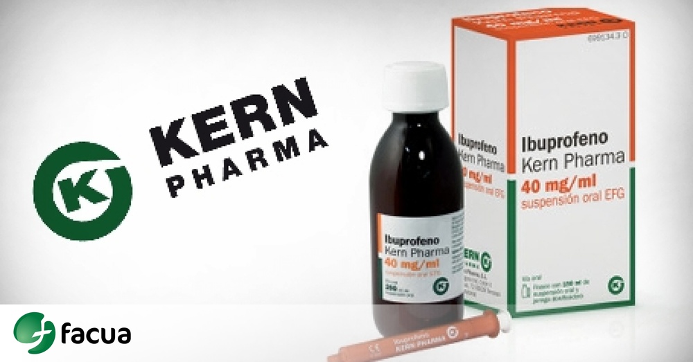 IBUPROFENO KERN PHARMA 40 mg/ml SUSPENSÃO ORAL