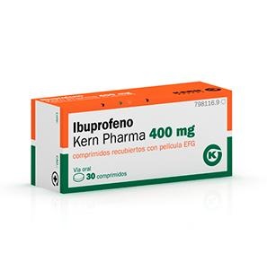 IBUPROFENO KERN PHARMA 400 mg COMPRIMIDOS REVESTIDOS POR PELÍCULA