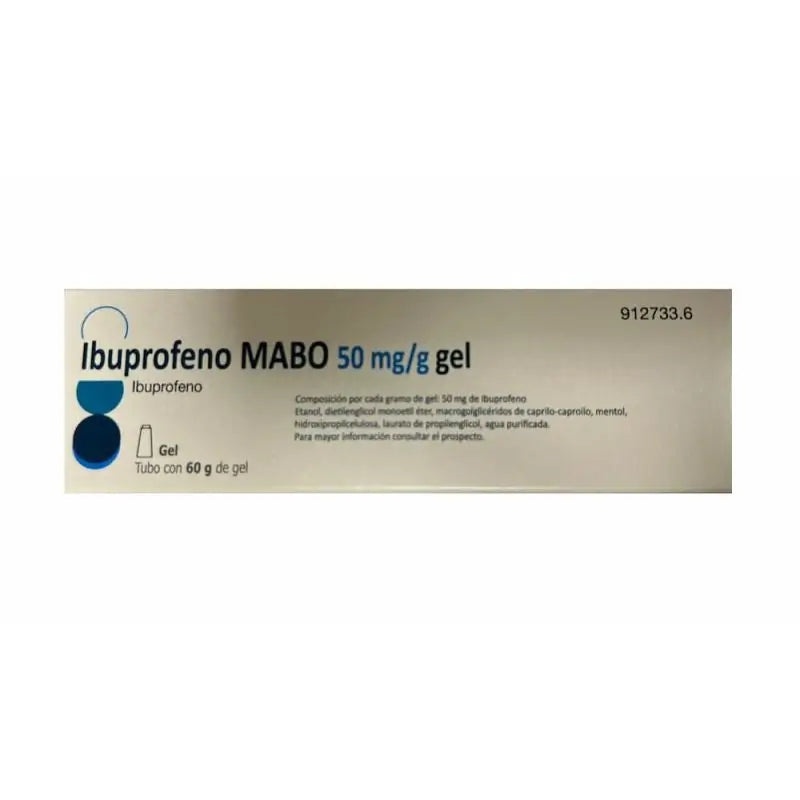 IBUPROFENO MABO 50 mg/g GEL