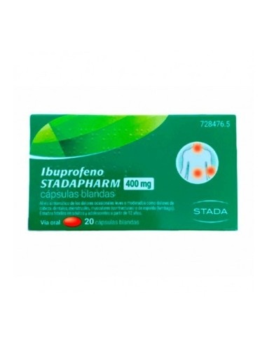 IBUPROFENO RAPID STADAPHARM 400 mg CÁPSULAS MOLES