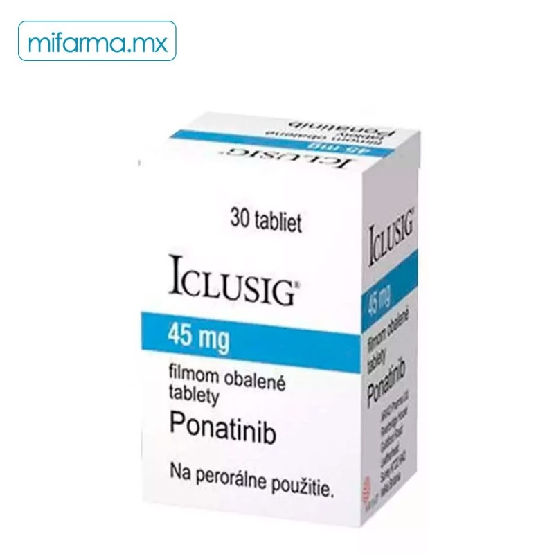 ICLUSIG 45 mg COMPRIMIDOS REVESTIDOS POR PELÍCULA