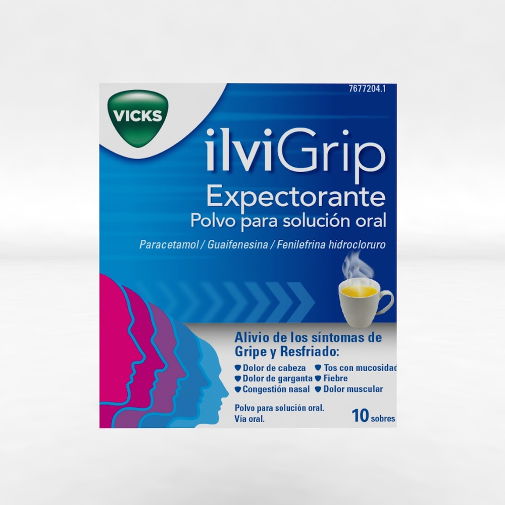 ILVIGRIP EXPECTORANTE PÓ PARA SOLUÇÃO ORAL