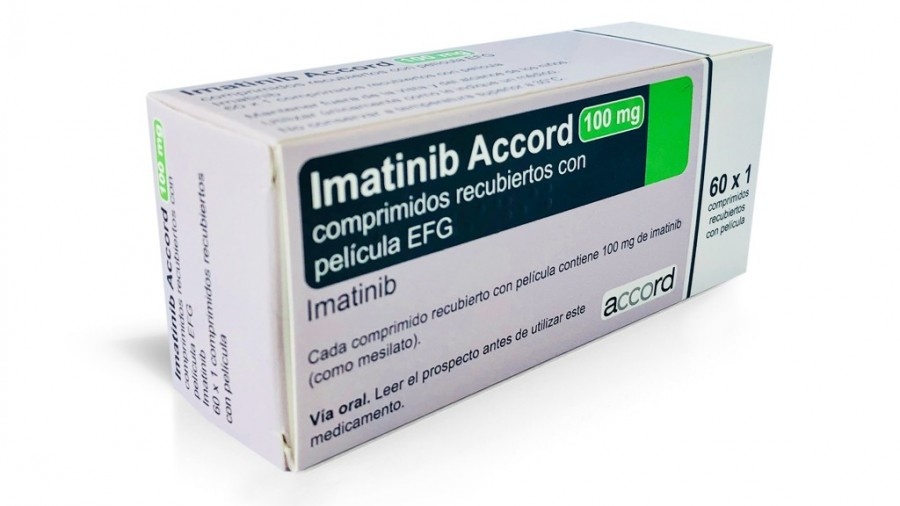 Imatinib Accord 100 mg COMPRIMIDOS REVESTIDOS POR PELÍCULA