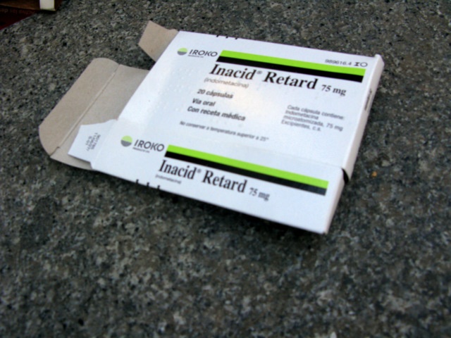 INACID RETARD 75 mg CÁPSULAS DURAS DE LIBERTAÇÃO PROLONGADA