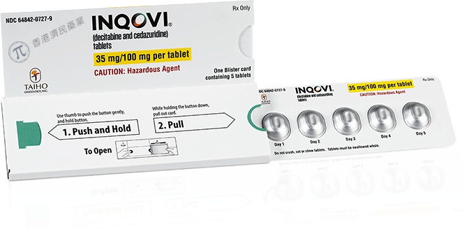 INAQOVI 35 MG/100 MG COMPRIMIDOS REVESTIDOS POR PELÍCULA