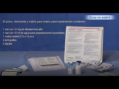 INDUCTOS 1,5 mg/ml PÓ, SOLVENTE E MATRIZ PARA MATRIZ DE IMPLANTAÇÃO