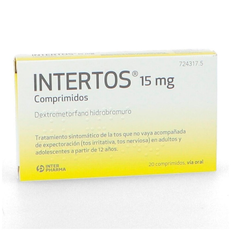 INTERTOS 15 mg COMPRIMIDOS