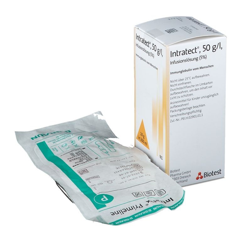 INTRATECT 50 G/L SOLUÇÃO PARA PERFUSÃO
