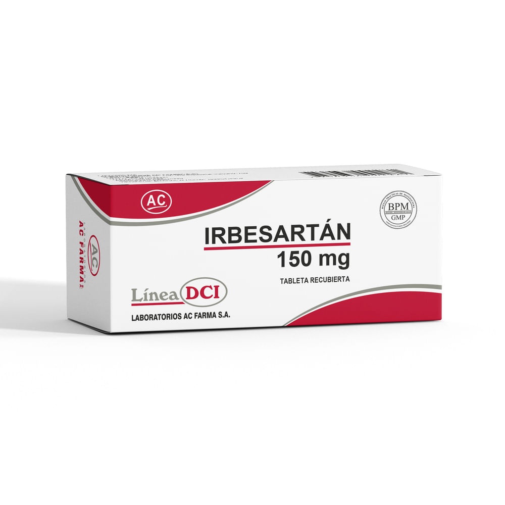 IRBESARTAN ALMUS 150 mg COMPRIMIDOS REVESTIDOS POR PELÍCULA