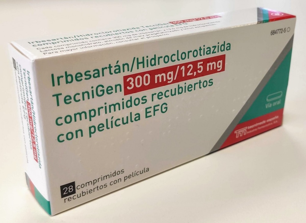 IRBESARTAN ALTER 300 mg COMPRIMIDOS REVESTIDOS POR PELÍCULA