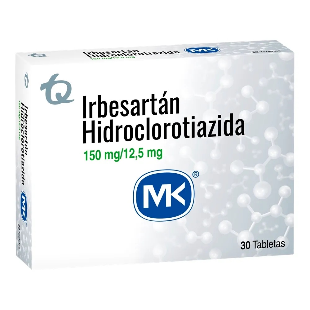 IRBESARTANO HIDROCLOROTIAZIDA ALTER 150 mg / 12,5 mg COMPRIMIDOS REVESTIDOS POR PELÍCULA