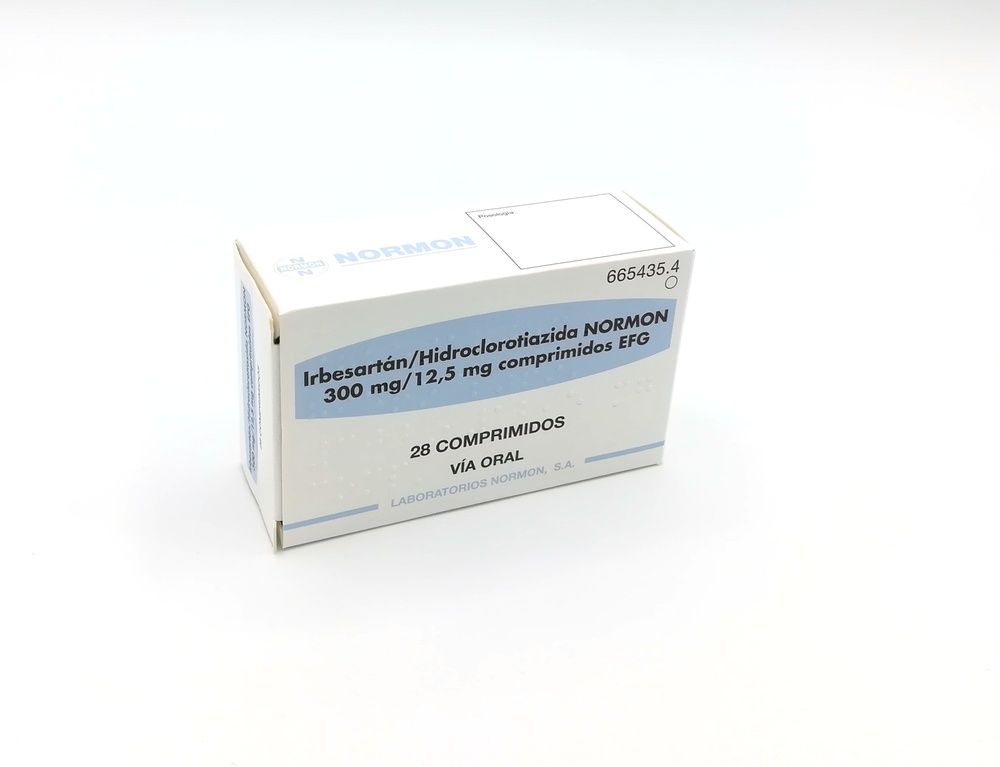 IRBESARTANO HIDROCLOROTIAZIDA ALTER 300 mg/12,5 mg COMPRIMIDOS REVESTIDOS POR PELÍCULA
