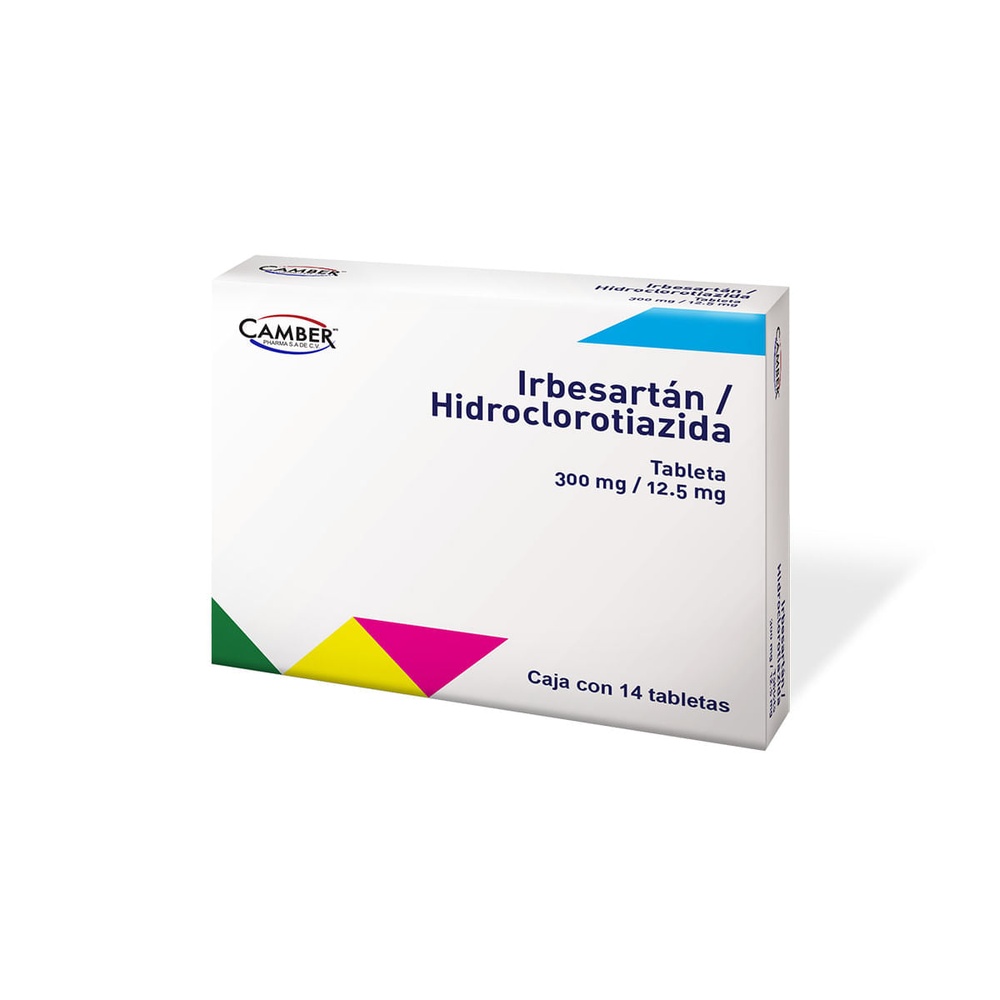 IRBESARTANO HIDROCLOROTIAZIDA ZENTIVA 300 mg/12,5 mg COMPRIMIDOS REVESTIDOS POR PELÍCULA