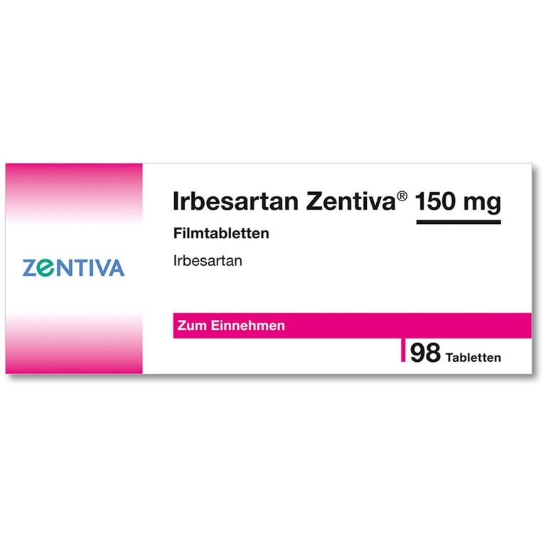 IRBESARTAN ZENTIVA 150 mg COMPRIMIDOS REVESTIDOS POR PELÍCULA