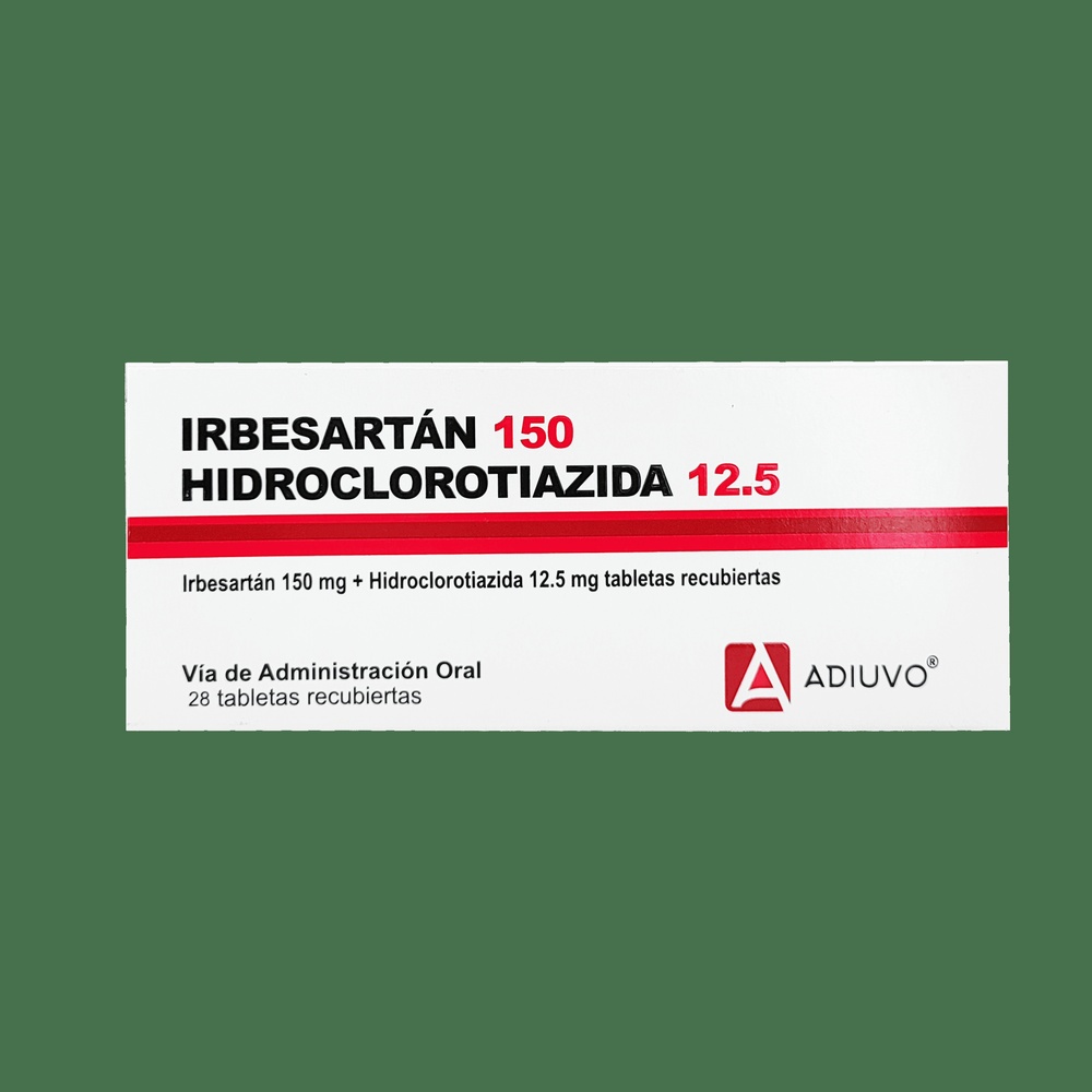 IRBESARTANO/HIDROCLOROTIAZIDA ALMUS 150mg/12,5mg COMPRIMIDOS REVESTIDOS POR PELÍCULA