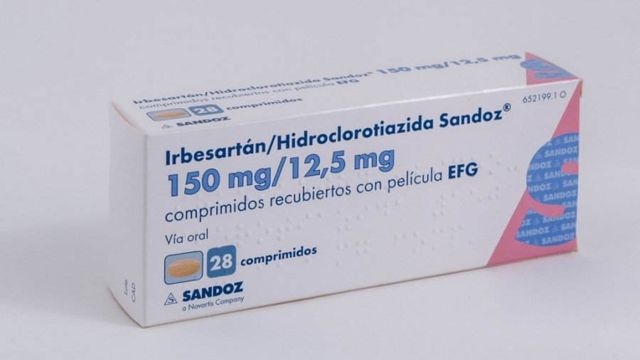 IRBESARTANO/HIDROCLOROTIAZIDA TARBIS 150 MG/12,5 MG COMPRIMIDOS REVESTIDOS POR PELÍCULA