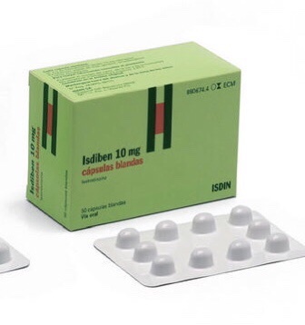 ISDIBEN 10 mg CÁPSULAS MOLES