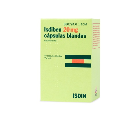 ISDIBEN 20 mg CÁPSULAS MOLES