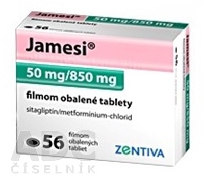 JAMESI 50 MG/850 MG COMPRIMIDOS REVESTIDOS POR PELÍCULA