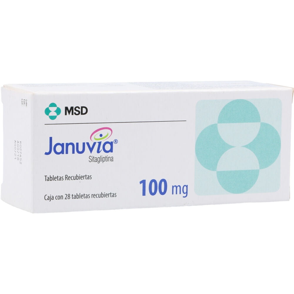 JANUVIA 100 mg COMPRIMIDOS REVESTIDOS POR PELÍCULA