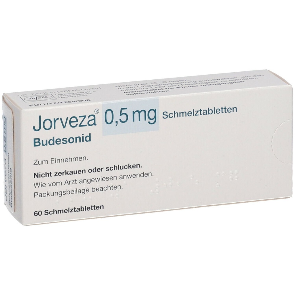 JORVEZA 0,5 mg COMPRIMIDOS ORODISPERSÍVEIS