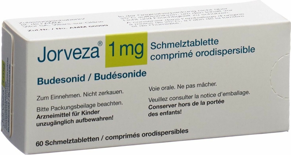 JORVEZA 1 mg COMPRIMIDO ORODISPERSÍVEL