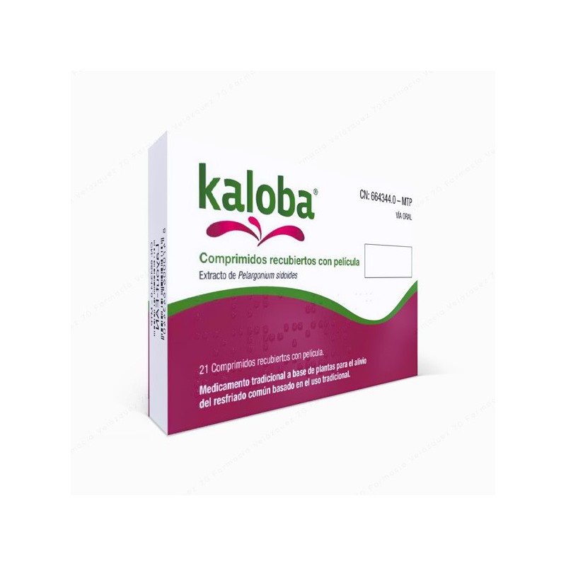 KALOBA COMPRIMIDOS REVESTIDOS POR PELÍCULA