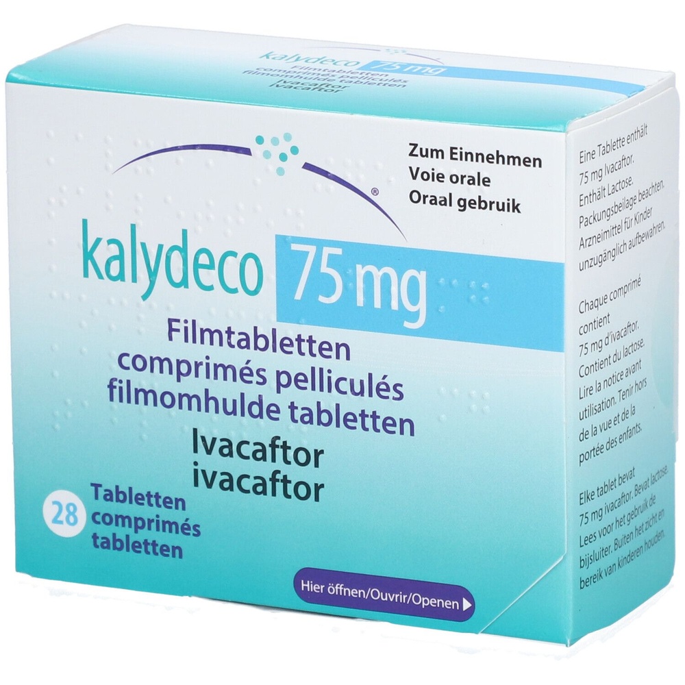 KALYDECO 75 mg COMPRIMIDOS REVESTIDOS POR PELÍCULA