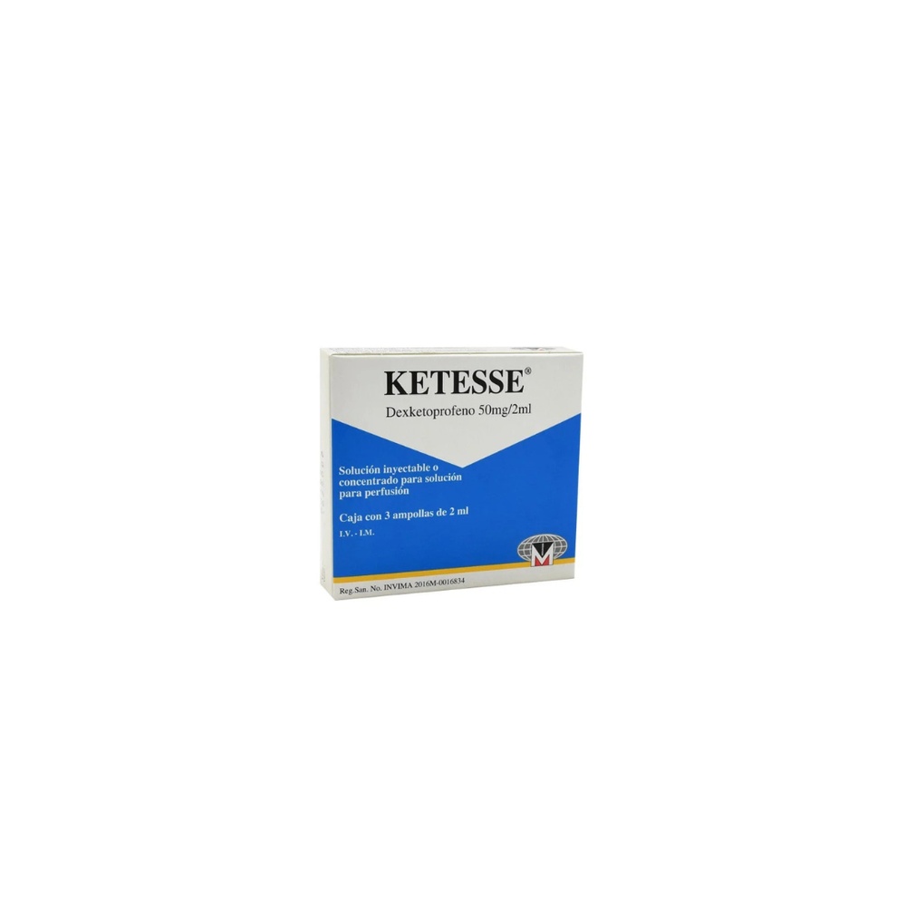 KETESSE 50 mg/2 ml Solução Injetável e para Perfusão