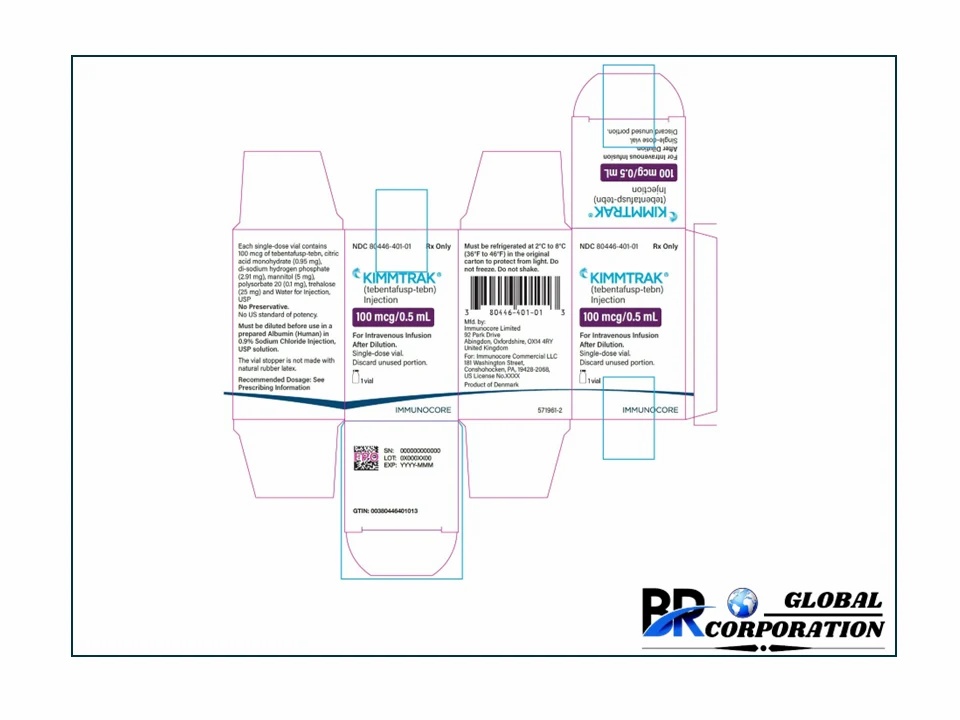 KIMMTRAK 100 microgramas/0,5 ml concentrado para solução para perfusão