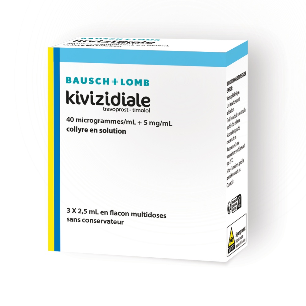 KIVIZIDIALE 40 microgramas/ml + 5 mg/ml COLÍRIO EM SOLUÇÃO