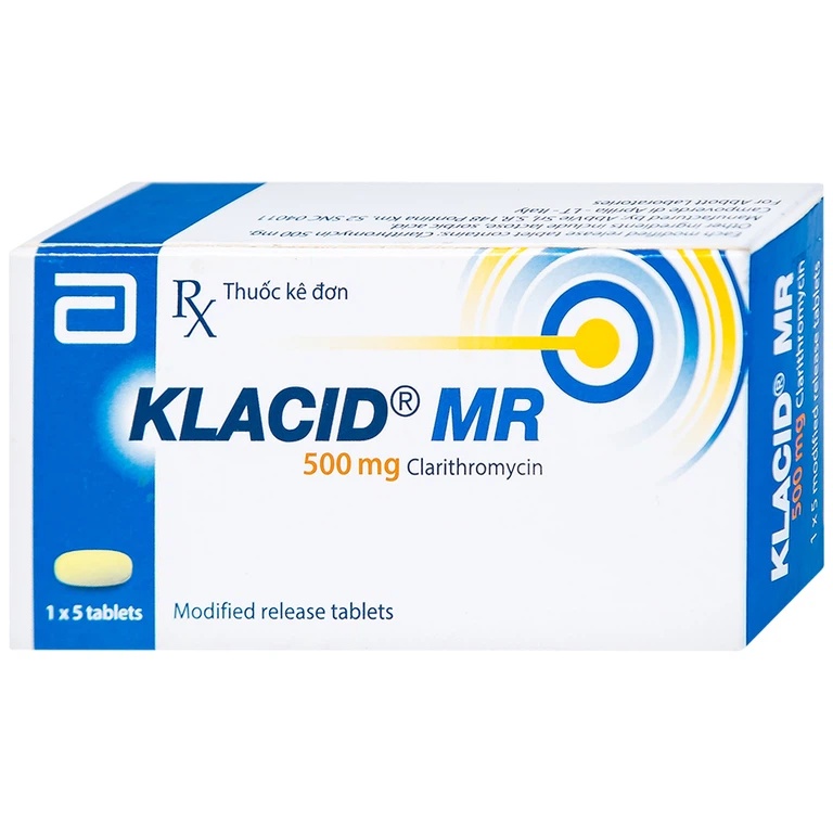 KLACID UNIDIA 500mg COMPRIMIDOS DE LIBERTAÇÃO MODIFICADA