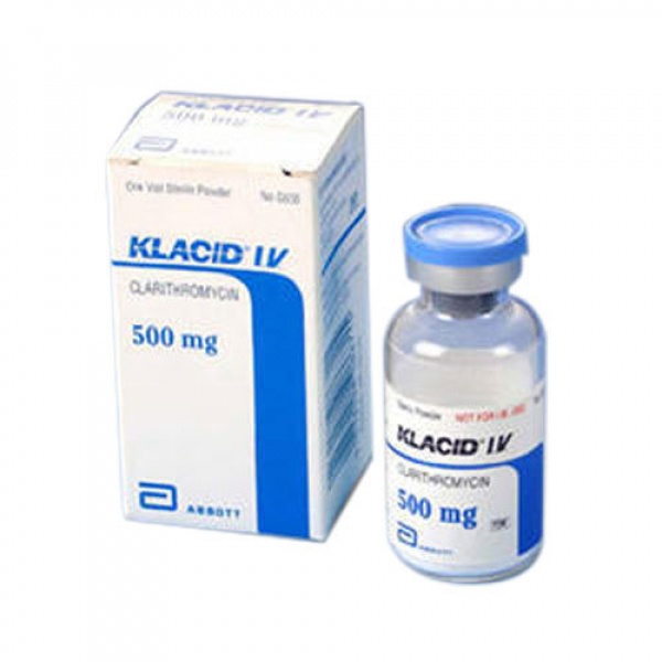 KLACID 500 mg PÓ LIOFILIZADO PARA SOLUÇÃO PARA PERFUSÃO