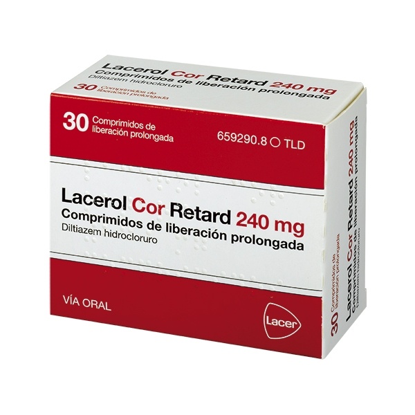 LACEROL COR RETARD 240 mg COMPRIMIDOS DE LIBERTAÇÃO PROLONGADA