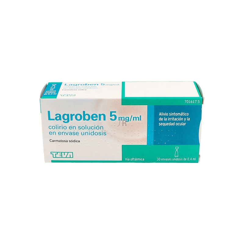 LAGROBEN 5 mg/ml COLÍRIO EM SOLUÇÃO EM EMBALAGEM UNIDOSE