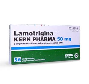 LAMOTRIGINA KERN PHARMA 50 mg COMPRIMIDOS DISPERSÍVEIS/MÁSTICAVEIS