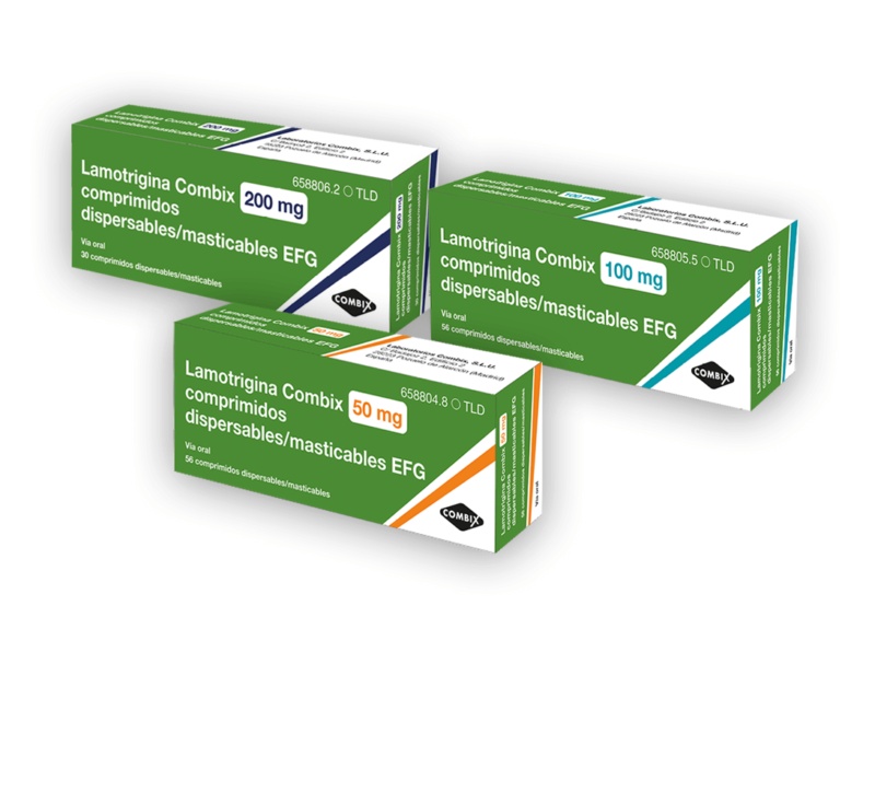 LAMOTRIGINA PHARMA COMBIX 50 mg COMPRIMIDOS MASTIGÁVEIS E DISPERSÍVEIS