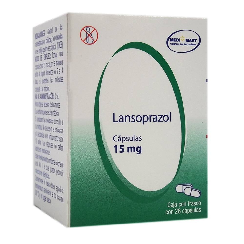 LANSOPRAZOL ALMUS 15 mg CÁPSULAS DURAS GASTRORRESISTENTES
