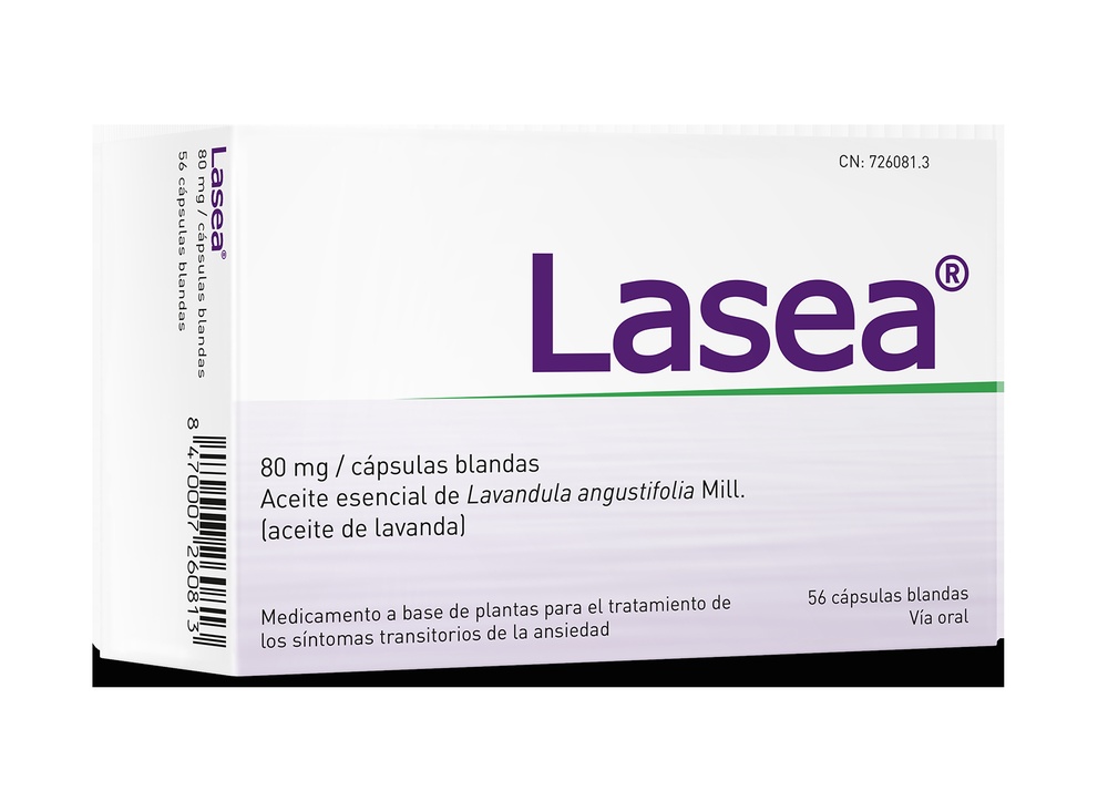 LASEA 80 mg CÁPSULAS MOLES