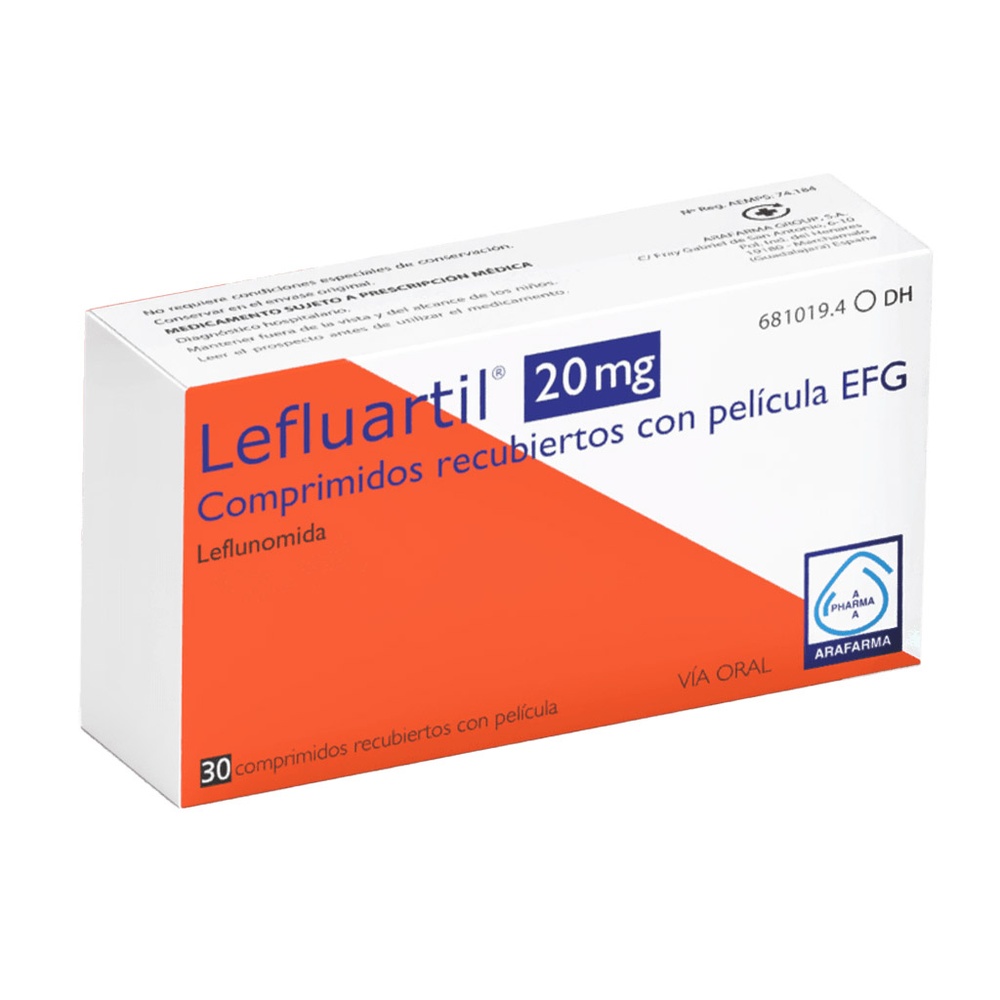 LEFLUARTIL 20 mg COMPRIMIDOS REVESTIDOS POR PELÍCULA