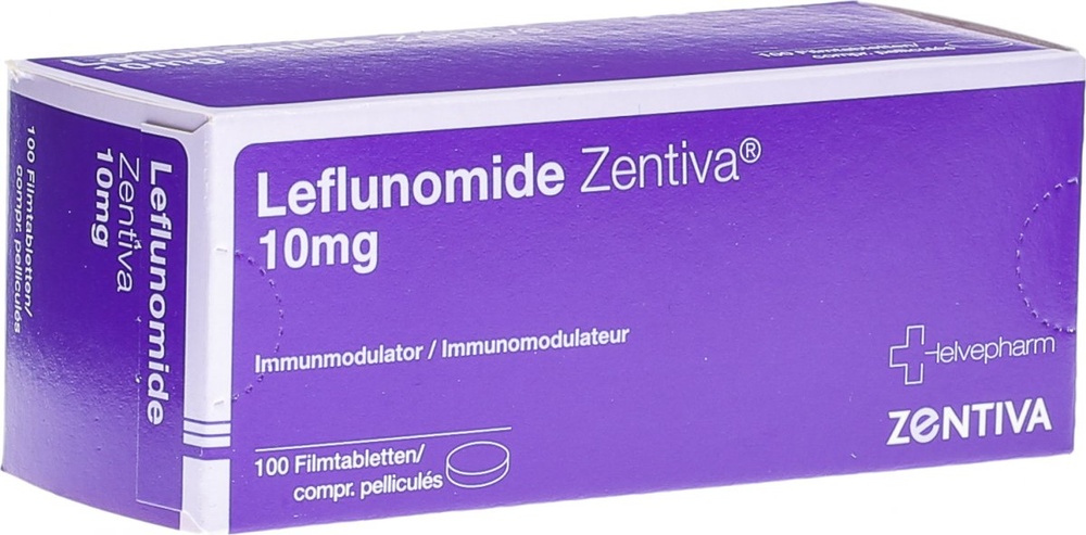 LEFLUNOMIDA ZENTIVA 10 mg COMPRIMIDOS REVESTIDOS POR PELÍCULA
